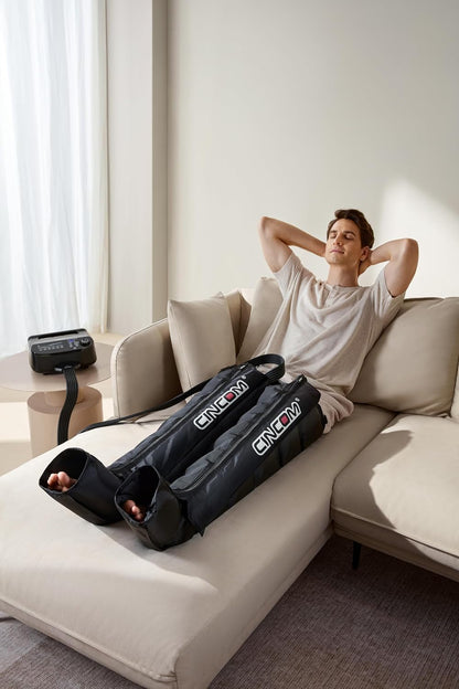 Leg Compression Massager with Selectable Massage Areas with 3 Sizes