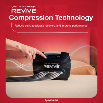 Recoverycare REVIVE M4 Gear Pack, Includes Full Leg Compression Boots (Large) & M4 Console, Accelerate Recovery, Reduce Pain and Stimulate Circulation with Air Compression Technology