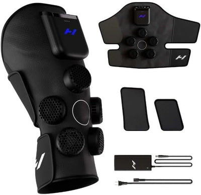 X2 Knee Advanced Heat and Cold Contrast Recovery Therapy Device | Help with Pain and Inflammation | Increased Range of Motion | FSA-HSA Eligible | 5 Levels of Compression | 2 Extenders | TSA